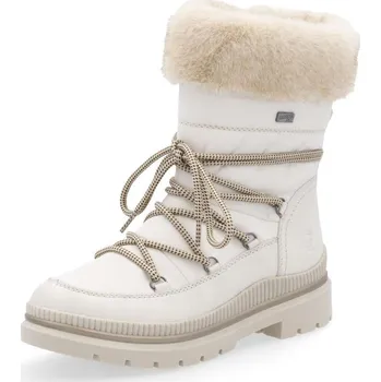 Dámské kozačky Rieker Dámská kotníková obuv REMONTE D0C81-80 béžová W4 37