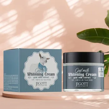 Pleťový krém Jigott - Goat Milk Whitening Cream - Projasňující krém s kozím mlékem - 70 ml
