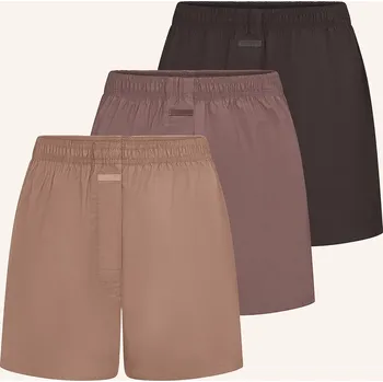 Boxerky Skims Pánské Boxerky Cotton Poplin, 3 Kusy V Balení, černá /...