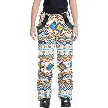 Snowboardové kalhoty Meatfly dámské SNB & SKI kalhoty Foxy White Jones | Bílá | Velikost XL