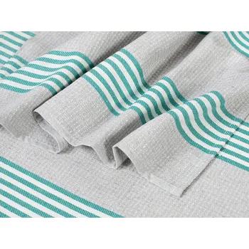 Utěrka Dreamy Linens Kuchyňská utěrka, zelená Stripes Dreamy Linens