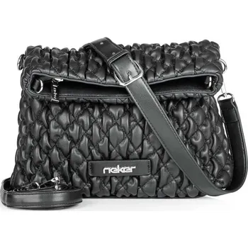 Kabelka Dámská kabelka RIEKER H3142-QM20 černá W2 -UNI-