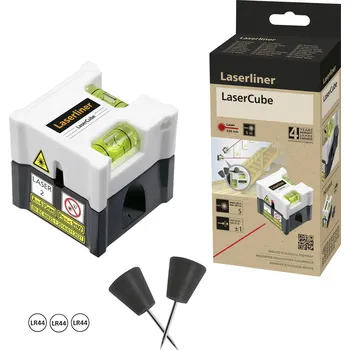 Měřící laser Laserliner LaserCube křížová laserová vodováha dosah (max.): 5 m
