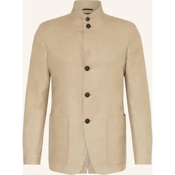 Pánské sako Zegna Pánská Bunda Se Lnem, béžová, 52