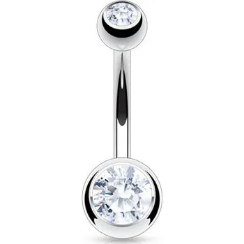 Piercing Šperky4U Piercing do pupíku - banánek malý - BS1005-C