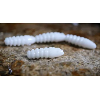Umělá nástraha MICRO TROUT GRUB S 3 x 16 mm REDBASS - WHITE