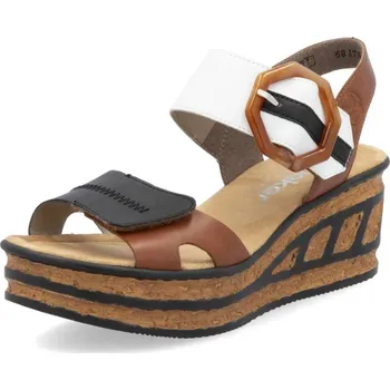 Dámské sandále Dámské sandály RIEKER 68176-24 hnědá S5 40