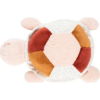 plyšák NATTOU Hračka plyšová želva Lapidou 4 aktivity 19 cm Pink