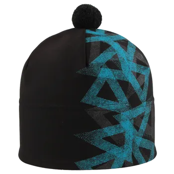 Čepice Rituall čepice Stelvio TRIANGL, černá/tyrkysová XXL