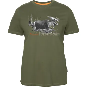 Pánské tričko Pinewood Dámské lovecké tričko Moose - 25 Velikost: S Green