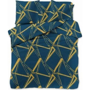 Povlečení TEXTILOMANIE Povlečení z mikrovlákna TUDONS modré 70 × 80 cm / 140 × 200 cm