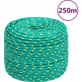 Lany Polypropylenové lano 8mm x 250m, zelené