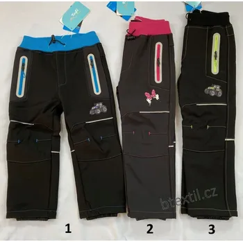 Dětské softshellové oteplené kalhoty Kugo vel.110