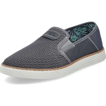 Pánské mokasíny Pánské mokasíny RIEKER B2267-45 šedá S5 44