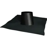 Komíny CZ Průchodka nerezového komínu pro plochou střechu 150-30 mm izolace Povrch: Černý R9005