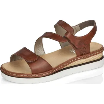 Dámské sandále Dámské sandály RIEKER 679C7-24 hnědá S5 38