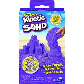 kinetický písek Kinetic Sand Neonové Barvy Písku - fialová