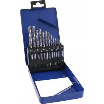Vrták Euro-tools Vrták do kovu broušený, SADA, 1,5 - 6,5 mm, 13 ks