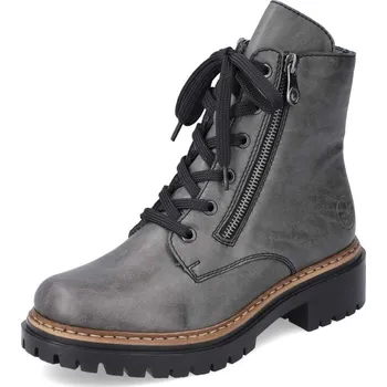 Dámské kozačky Dámská kotníková obuv RIEKER 72611-45 šedá W4 42