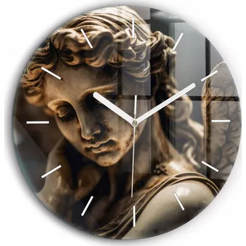 Hodiny Nástěnné hodiny SacroArte, hnědé, 60 cm