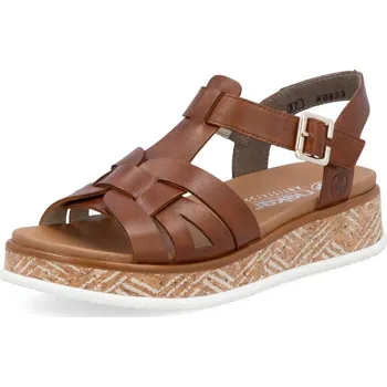 Dámské sandále Dámské sandály RIEKER W0853-24 hnědá S5 37
