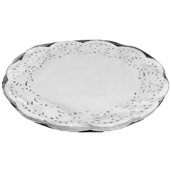 Jednorázové nádobí EcoPack Papírová krajka dekorativní 36 cm kulatá bal/100 ks