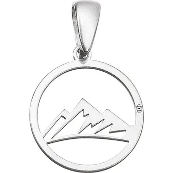 Přívěsek EVOLUTION GROUP CZ Stříbrný přívěsek hory - 64026