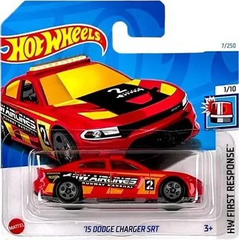 auto na autodráhu Hot Wheels 15 Dodge Charger SRT červený