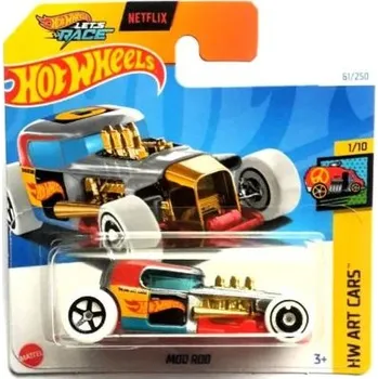 auto na autodráhu Hot Wheels Mod Rod červený