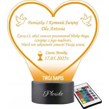 Lampička Plexido vícebarevná Noční lampa