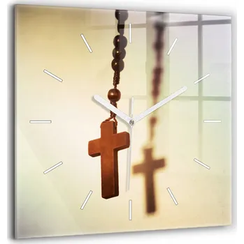 Hodiny Nástěnné hodiny SacroArte béžové 60 cm