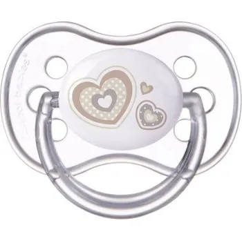 dudlíky Canpol babies Dudlík 18m+ silikonový symetrický NEWBORN BABY béžový