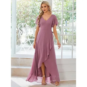 Dámské šaty Ever Pretty šaty midi délka 1749 orchidej Velikost: 6XL / 52 / 20 / 24