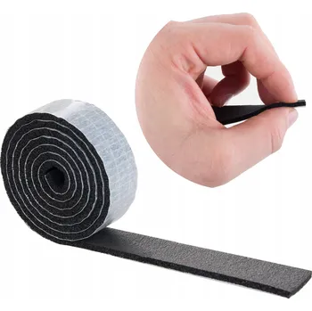 Těsnění do okna a dveří Těsnění Bitmat 3 mm x 2 cm x 100 cm, černé