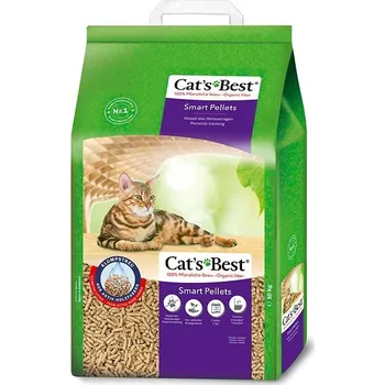 Pro kočku Cat's Best Smart Pellets vysoce absorpční přírodní hrudkující podestýlka 20 l