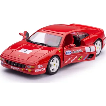 autíčko Edicola Ferrari F355 Challenge #1 1995 1:24 - časopis s modelem Ferrari F355 - kovový model auta 1/24