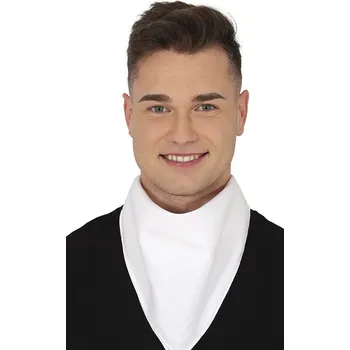 Karnevalový doplněk GuircaBílý šátek – bandana