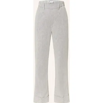 Dámské kalhoty Mrs & Hugs Dámské 7/8 Kalhoty, tmavě modrá / bílá, 36