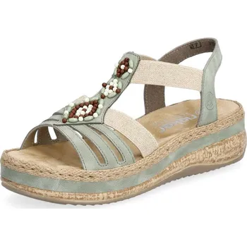 Dámské sandále Dámské sandály RIEKER V0920-52 zelená S5 42
