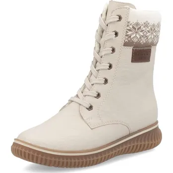 Dámské kozačky Dámská kotníková obuv RIEKER 74203-60 béžová W4 38