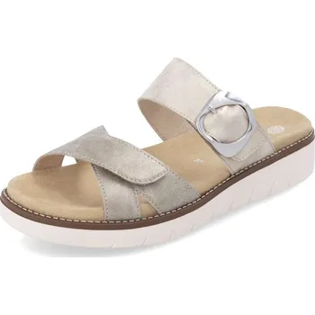 Dámské pantofle Rieker Dámské nazouváky REMONTE D2048-91 zlatá S5 41