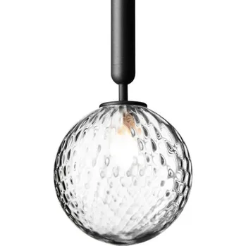 Nuura Závěsné svítidlo Miira 1, rock grey/optic clear