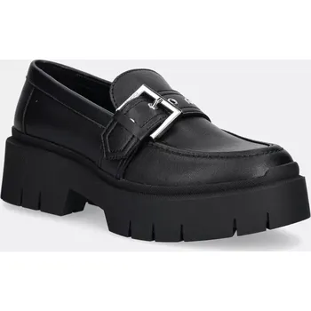 Dámské mokasíny Mokasíny HUGO Kris dámské, černá barva, na platformě, 50538616 50538616.001 99X, EUR 38