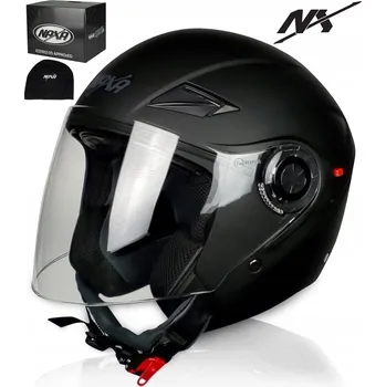 Helma na motorku Otevřená MOTOCYKLOVÁ PŘILBA NAXA S21/B rS + BLENDA