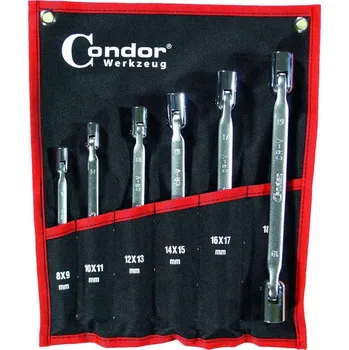 Klíč Nástavcové klíče s kloubem 8-19 mm CONDOR