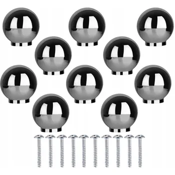 Nábytkové kování 10 Ks K1 Nábytková úchytka úchytky na nábytek, lesklý chrom