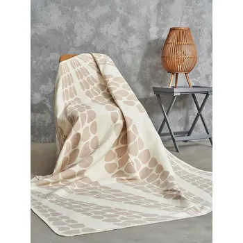 Prostěradlo Deka Unia - Cotton Cloud bavlna 165 cm x 200 cm béžová