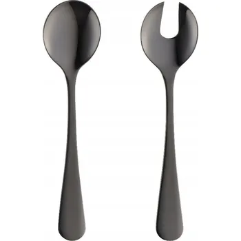 Příbor Salátový příbor 2 kusy SLIM BLACK VILLA ITALIA
