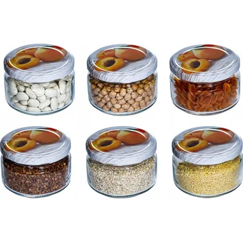 Sklenice ZAVAŘOVACÍ SKLENICE 540 ml SKLENICE NA ZAVAŘENINY ATEST PZH 6 KS