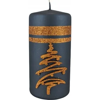 Svíčka Tradiční parafinová svíčka bez vůně Adpal 1 ks